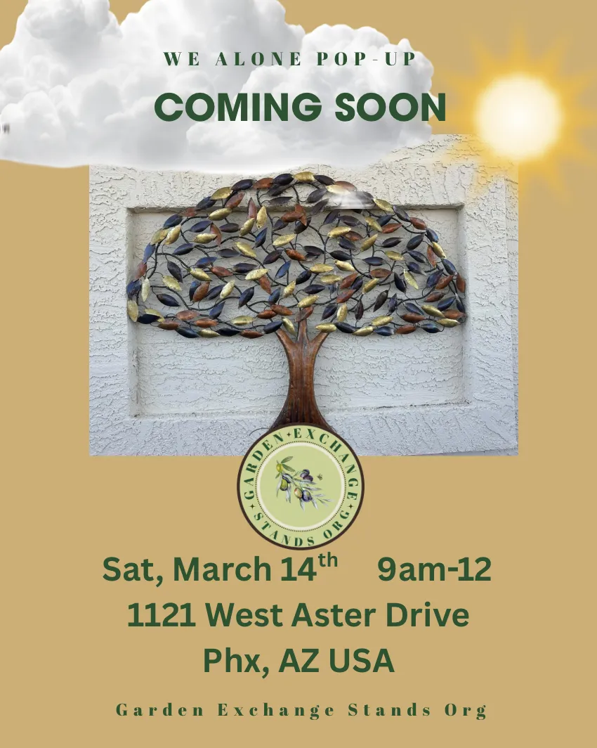 We Alone Garden Stand Pop-Up Event